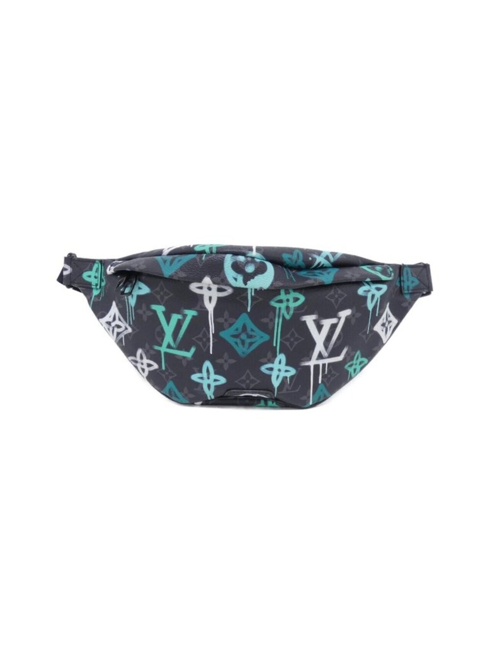 Louis Vuitton Monogram Eclipse LV Graffiti Discovery Bum Bag PM